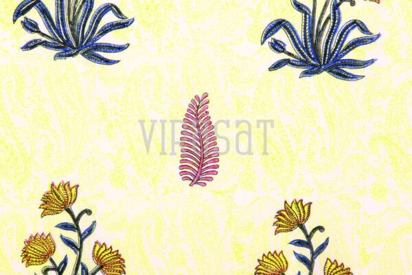 Yellow-Shades-Floral-Cotton-Print-Double-Bed-Sheet2
